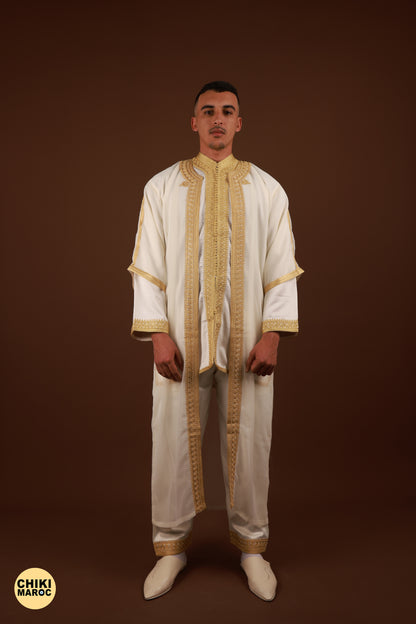 Royal Moroccan Jabador, Muslim Wedding Dress for Men, Moroccan Caftan chikimaroc Royal Moroccan Jabador, Muslim Wedding Dress for Men, Moroccan Caftan chikimaroc