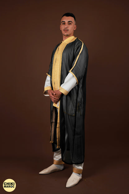 Royal Moroccan Jabador, Muslim Wedding Dress for Men, Moroccan Caftan chikimaroc Royal Moroccan Jabador, Muslim Wedding Dress for Men, Moroccan Caftan chikimaroc