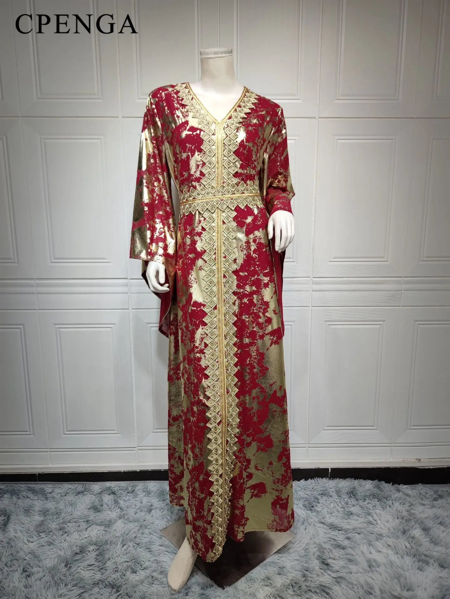 Embroidered Gown for Special Occasions, Muslim Arabic Women Wedding Dr chikimaroc Embroidered Gown for Special Occasions, Muslim Arabic Women Wedding Dr chikimaroc